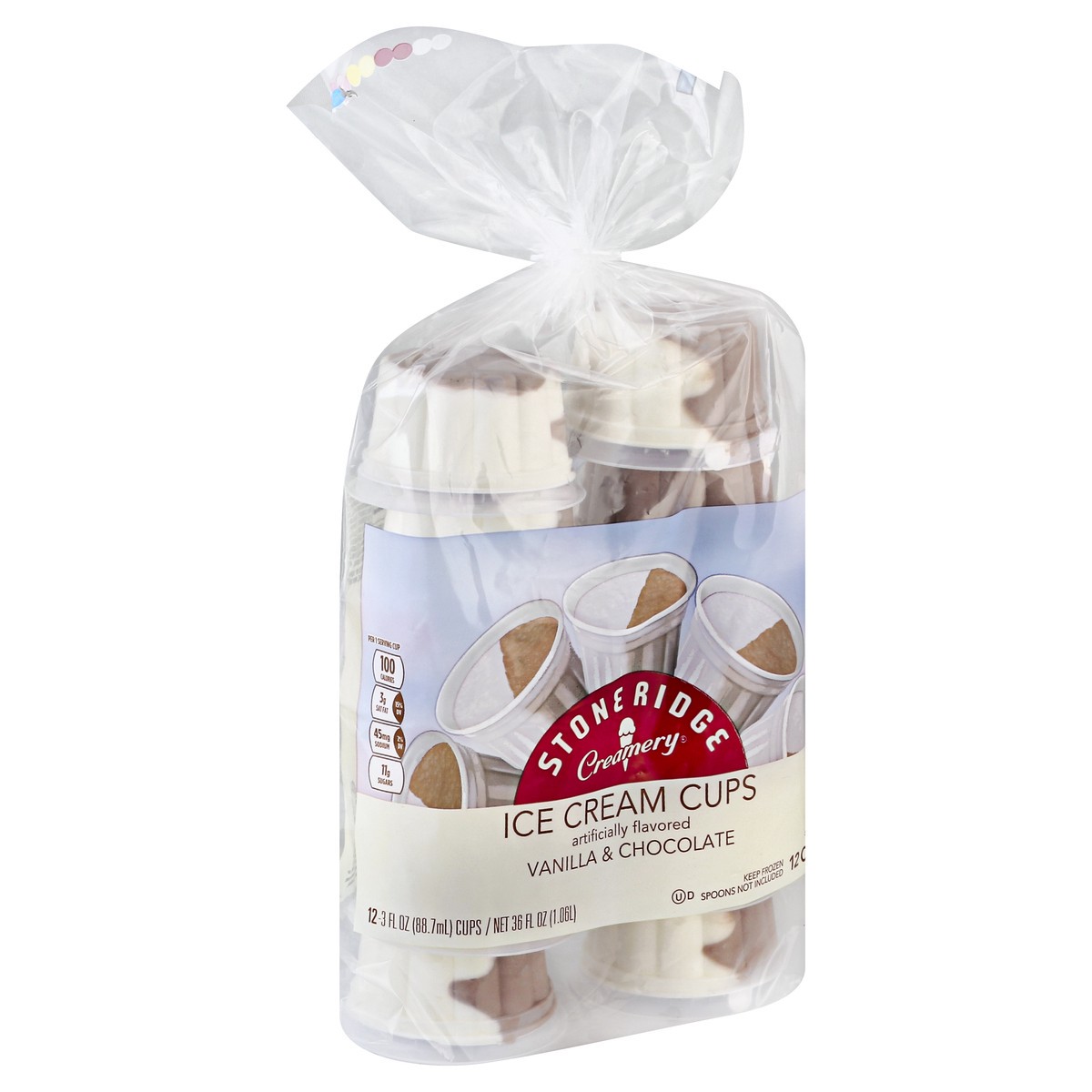 slide 5 of 7, Creamery Vanilla & Chocolate Ice Cream Cups 12 - 3 fl oz Units, 12 ct