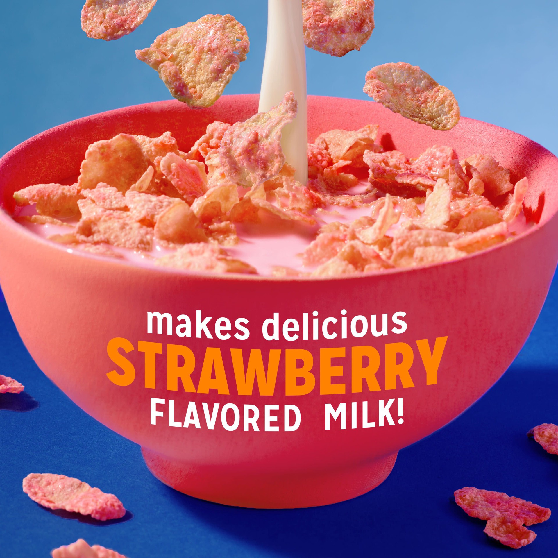 slide 2 of 5, Frosted Flakes Kellogg's Frosted Flakes Cereal Strawberry Milkshake 11.6oz, 11.6 oz