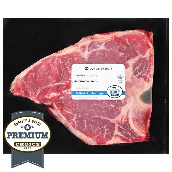 slide 1 of 1, Lunds & Byerlys Porterhouse Steak Beef 1 ea, per lb