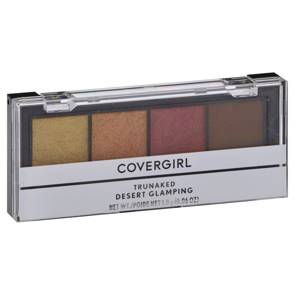 slide 1 of 1, Covergirl Trunaked Quad Palette, Desert Glamping 755, 0.06 oz