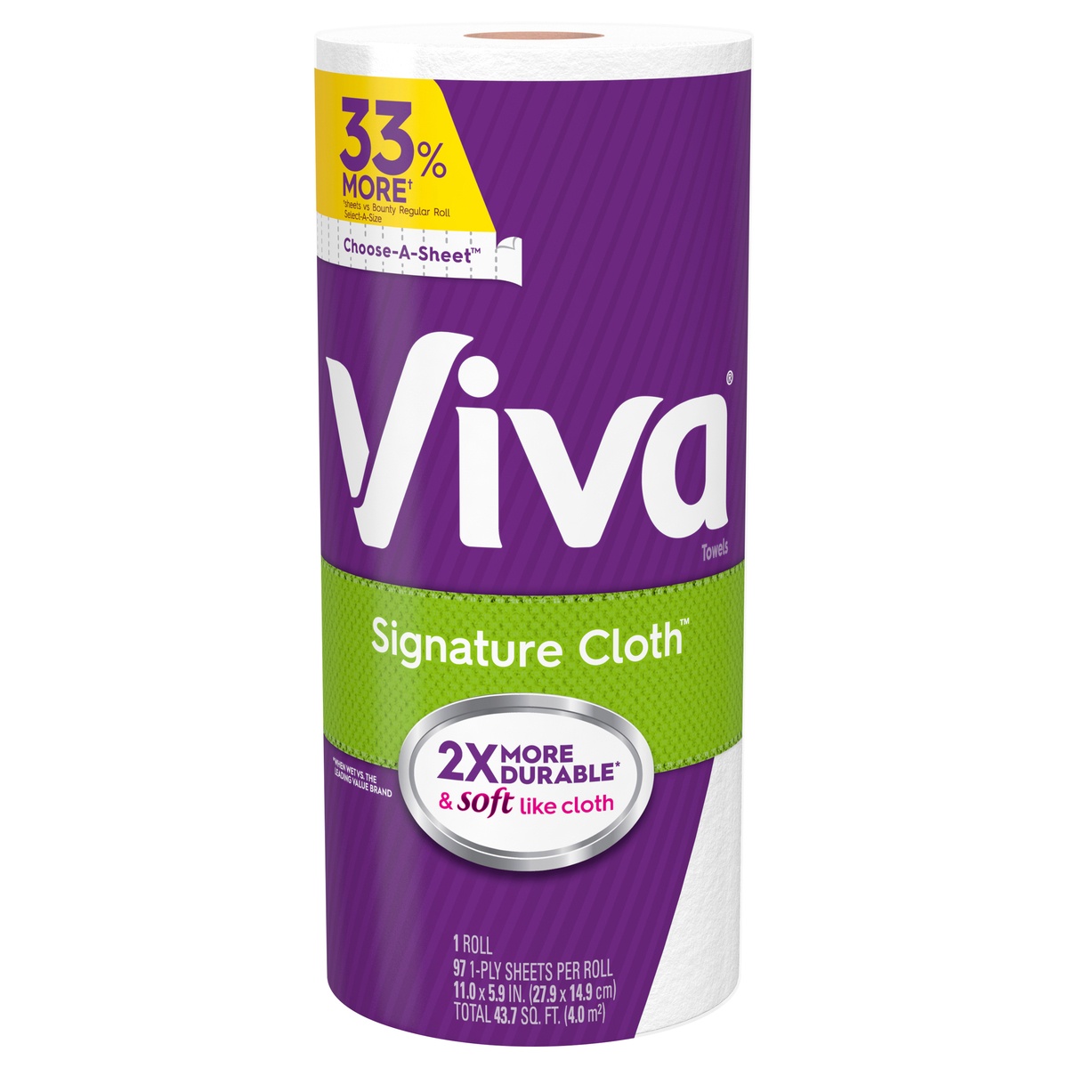 slide 1 of 3, Viva Signature Cloth Choose A Sheet Paper Towels, 1 ct