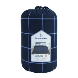 Havenstay Seasonal Comforter, Twin/TXL, Windowpane