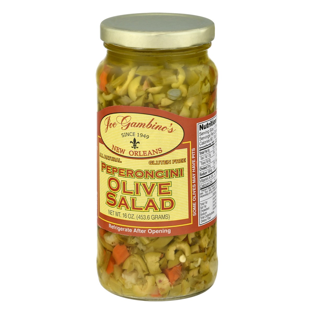 slide 2 of 13, Joe Gambinos Peperoncini Olive Salad - 16 oz, 16 oz