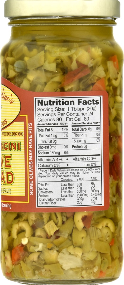 slide 6 of 13, Joe Gambinos Peperoncini Olive Salad - 16 oz, 16 oz