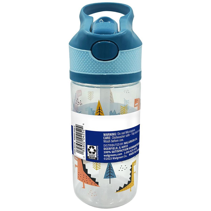 slide 2 of 2, Complete Home Kids Push Button Water Bottle, 1 ct