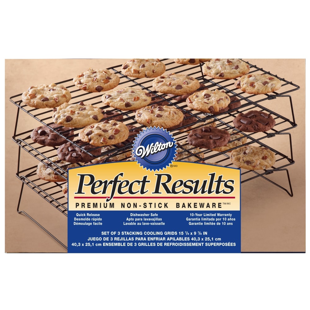 slide 1 of 1, Wilton Perfect Results 3-Tier Cooling Rack - Silver - 1 Count, 1 ct