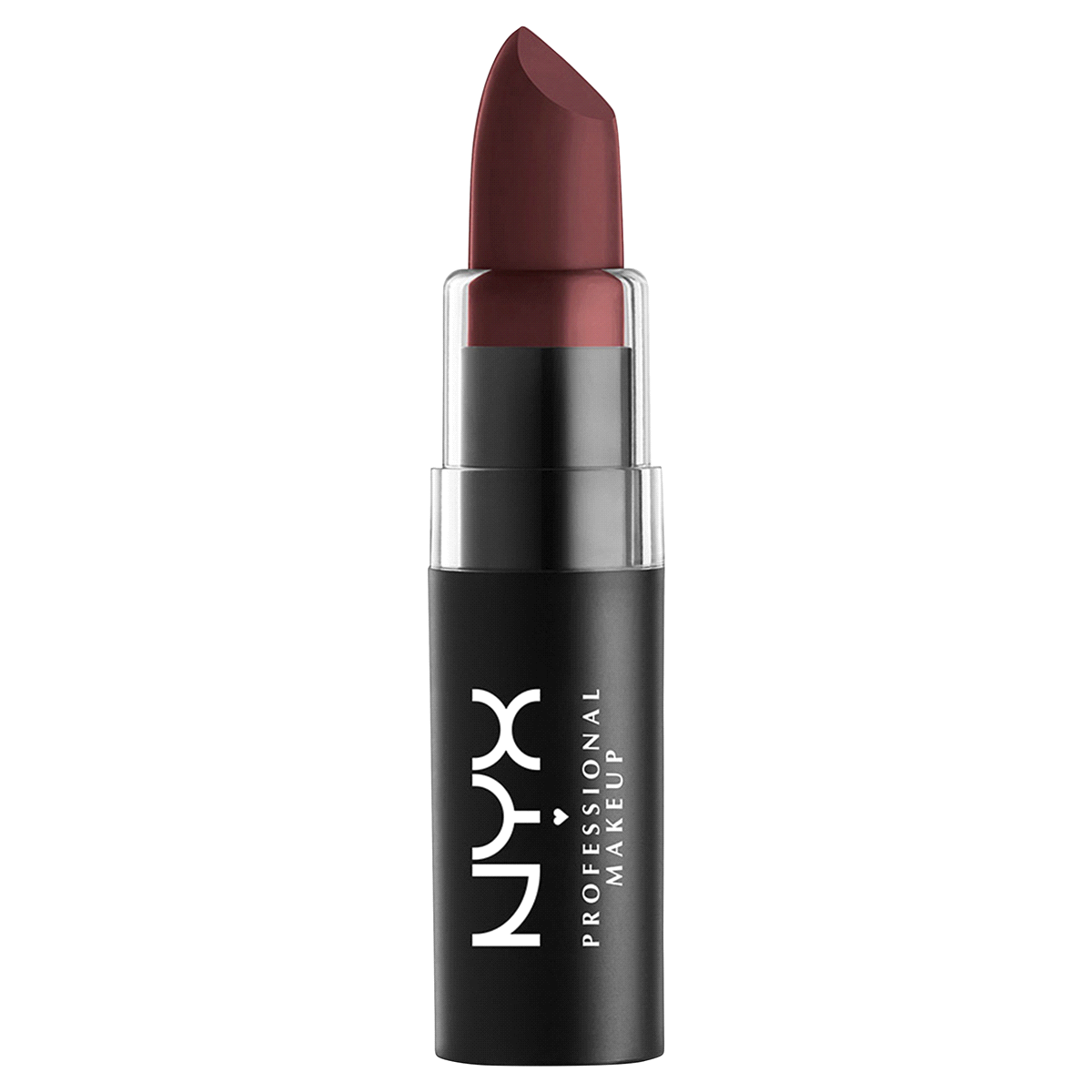 slide 1 of 3, NYX Professional Makeup Matte Lipstick Dark Era, 0.16 oz