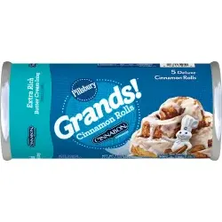 Pillsbury Grands! Cinnabon Refrigerated Cinnamon Rolls Extra Rich Butter Cream Icing