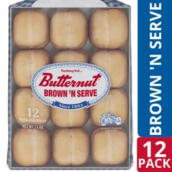 Butternut Brown'N Serve Enriched Rolls