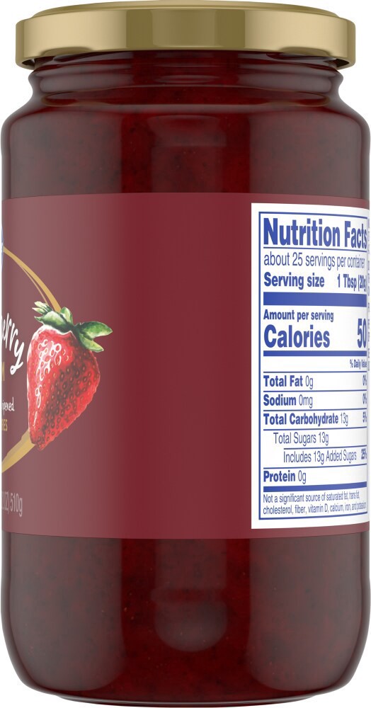 slide 4 of 4, Kroger Strawberry Jam, 18 oz