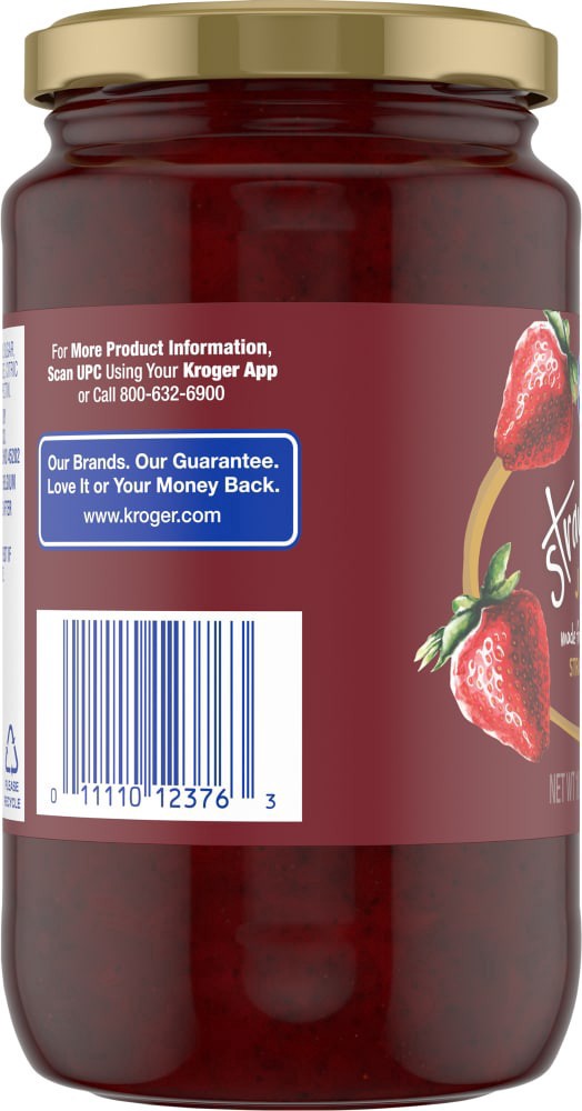 slide 2 of 4, Kroger Strawberry Jam, 18 oz