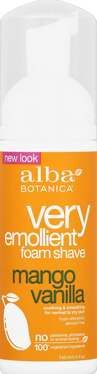 slide 1 of 6, Alba Botanica Foam Shave 5 oz, 5 oz