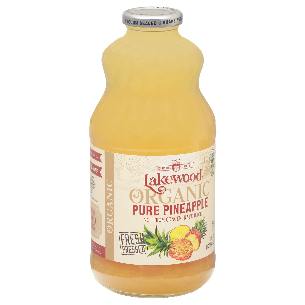 slide 2 of 9, Lakewood Organic Pure Pineapple Juice - 32 fl oz, 32 fl oz