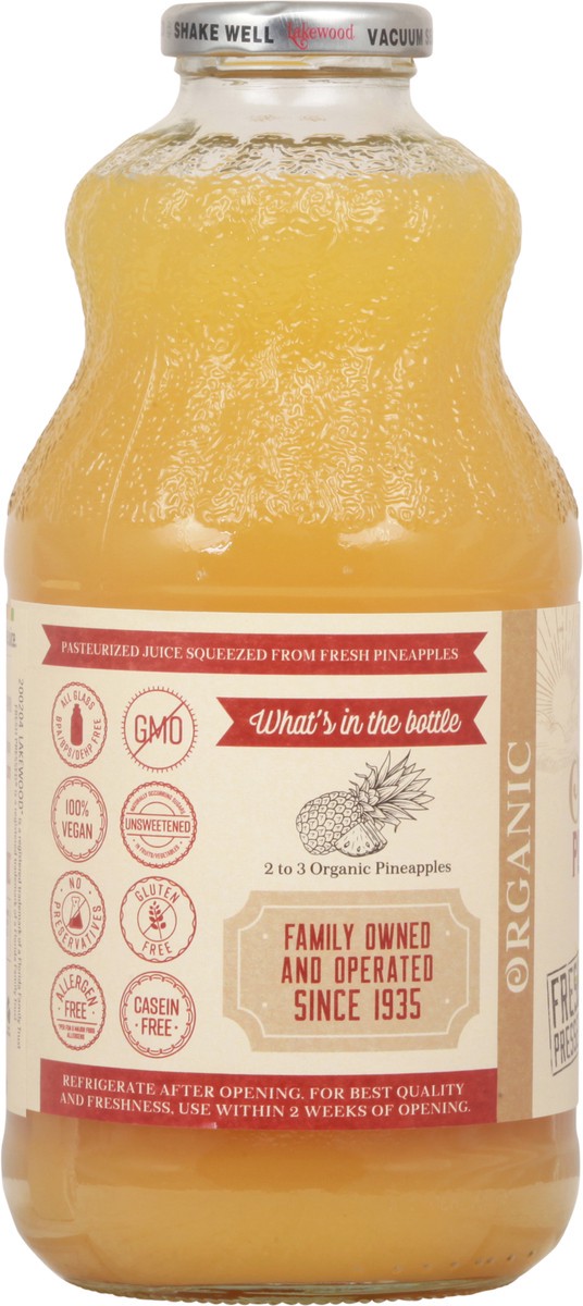 slide 3 of 9, Lakewood Organic Pure Pineapple Juice - 32 fl oz, 32 fl oz