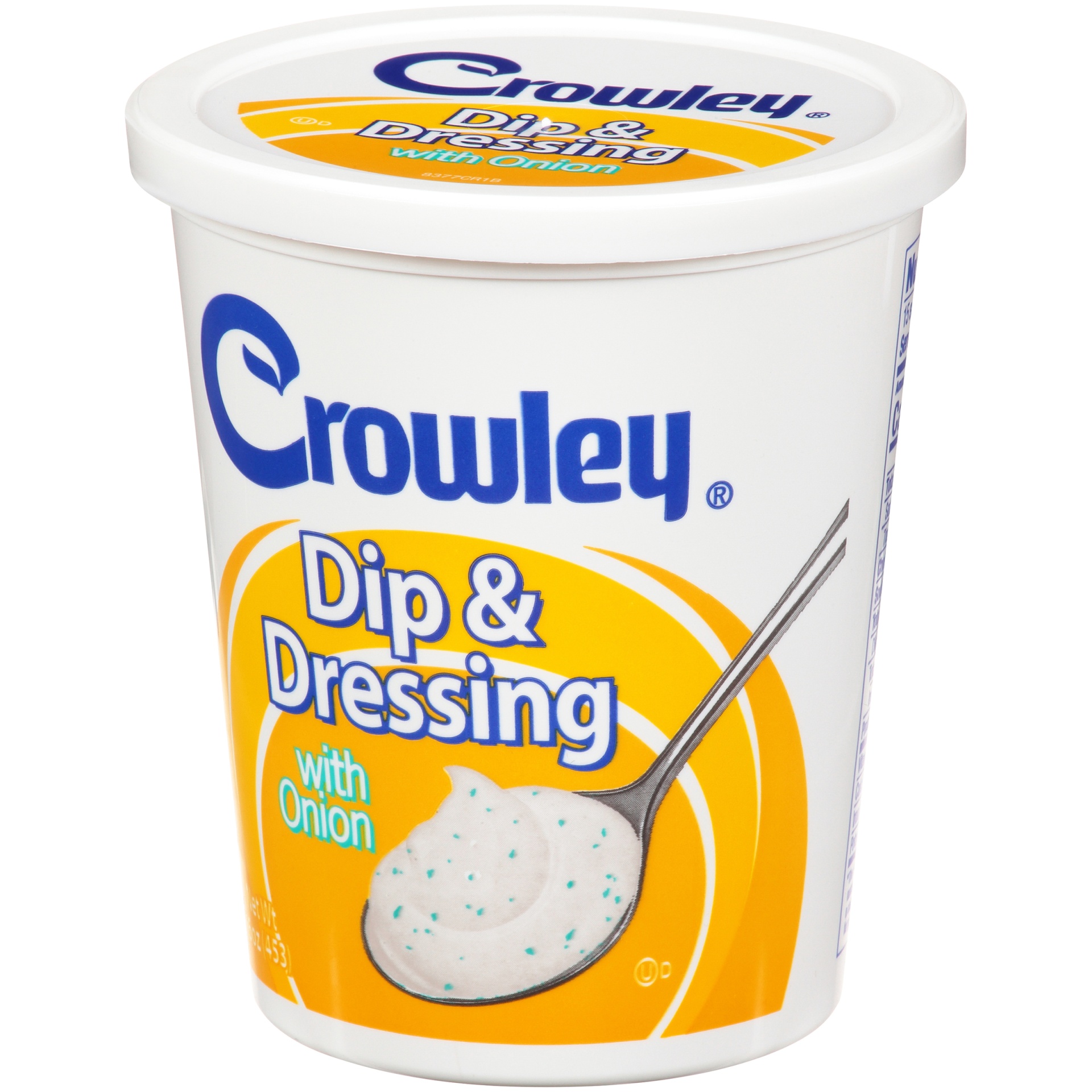 slide 3 of 7, Crowley Sour Cream Onion Dip & Dressing., 16 oz