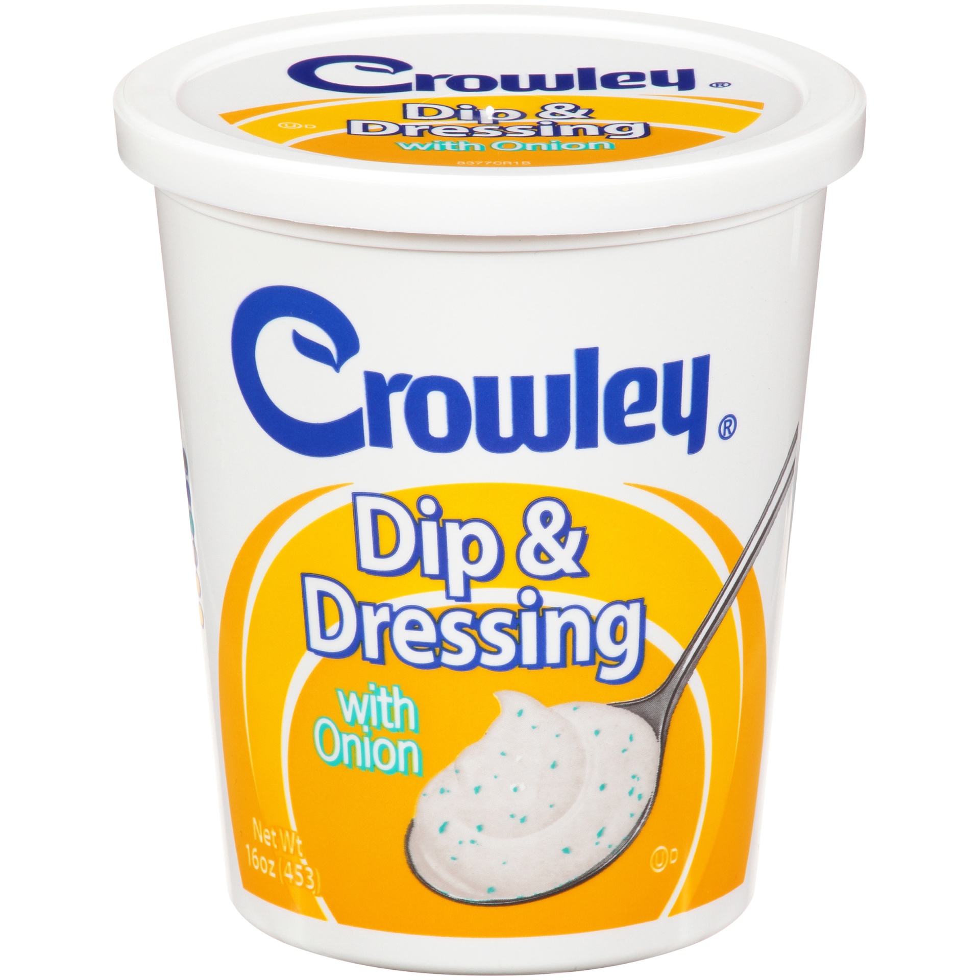 slide 1 of 7, Crowley Sour Cream Onion Dip & Dressing., 16 oz