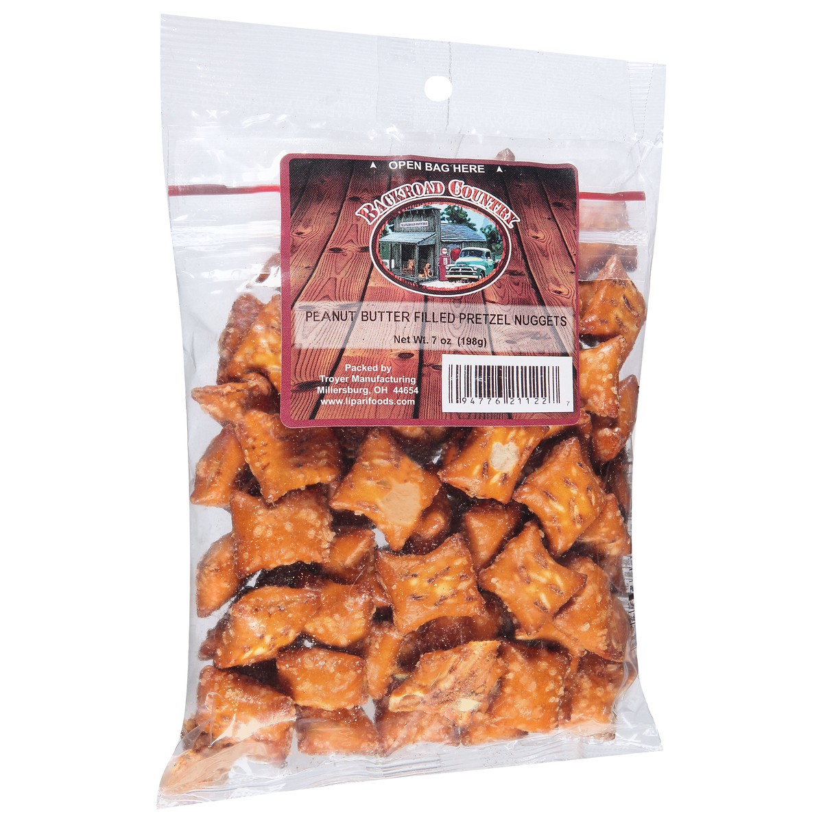 slide 7 of 14, Backroad Country Peanut Butter Filled Pretzel Nuggets 7 oz, 1 ct