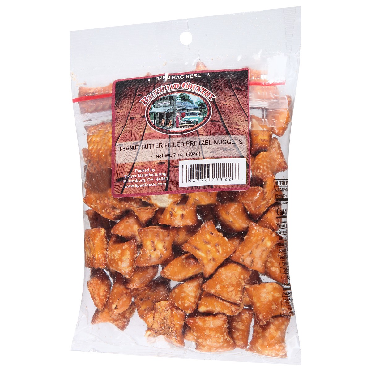 slide 11 of 14, Backroad Country Peanut Butter Filled Pretzel Nuggets 7 oz, 1 ct