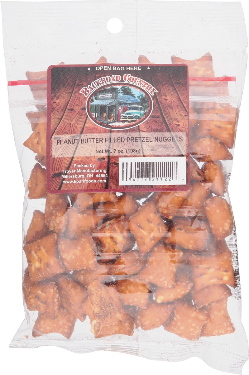 slide 13 of 14, Backroad Country Peanut Butter Filled Pretzel Nuggets 7 oz, 1 ct