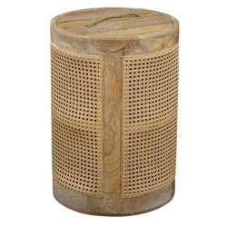 Veranda & Grove Terra Wood Storage Side Table