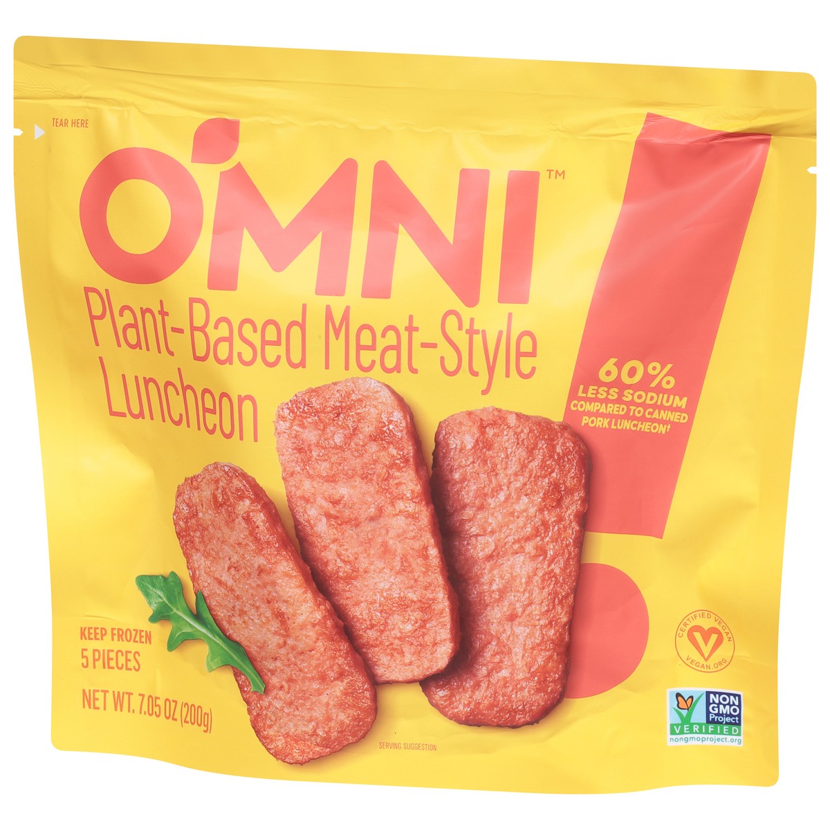 slide 11 of 14, Omni Meat-Style Plant-Based Luncheon 5 ea, 5 ct