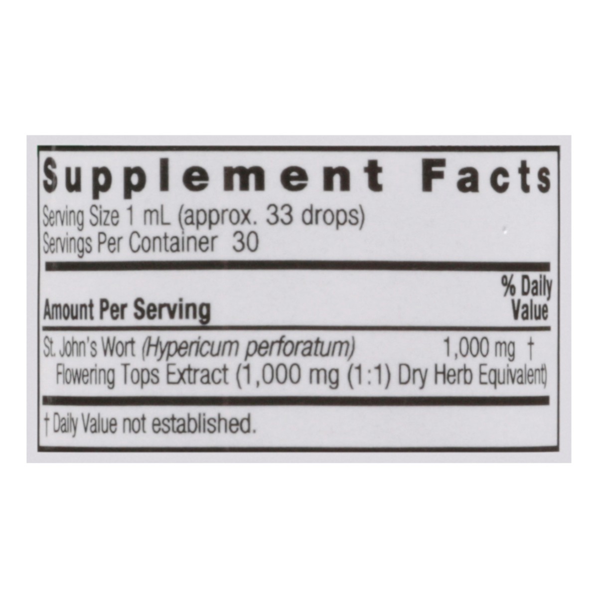 slide 2 of 12, Nature's Answer 1000 mg St. John's Wort Extract 1 fl oz, 1 fl oz