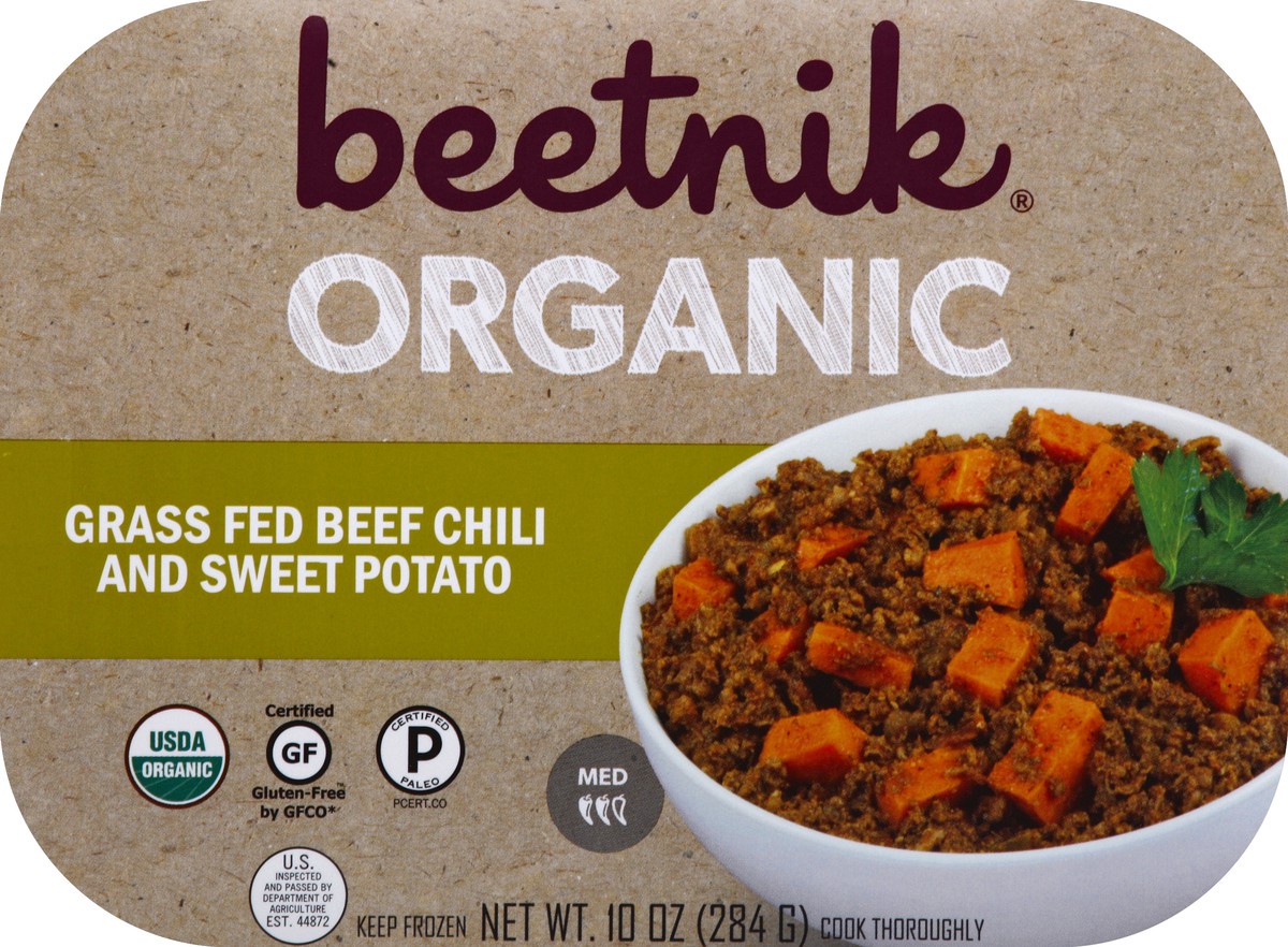 slide 4 of 4, Beetnik Grass Fed Beef Chili and Sweet Potato 10 oz, 10 oz