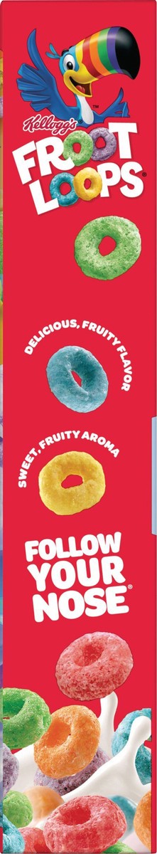 slide 9 of 13, Froot Loops Kellogg's Froot Loops Breakfast Cereal Original, 8.9 oz, 8.9 oz