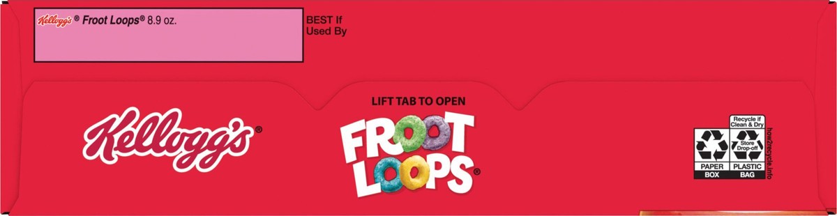 slide 13 of 13, Froot Loops Kellogg's Froot Loops Breakfast Cereal Original, 8.9 oz, 8.9 oz