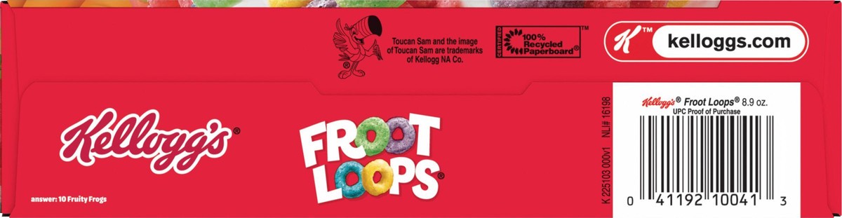 slide 6 of 13, Froot Loops Kellogg's Froot Loops Breakfast Cereal Original, 8.9 oz, 8.9 oz