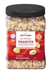 Giant Eagle Dry Roasted Peanuts Lightly Salted