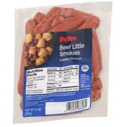 Hy-vee Beef Little Smokies Smoked Sausage