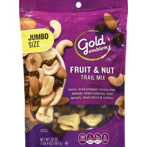 slide 1 of 1, CVS Gold Emblem Gold Emblem Fruit & Nut Trail Mix, Jumbo Size, 20 Oz, 20 oz