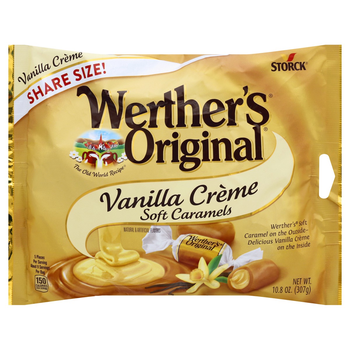 slide 1 of 11, Werther's Original Share Size Vanilla Creme Soft Caramels 10.8 oz, 10.8 oz