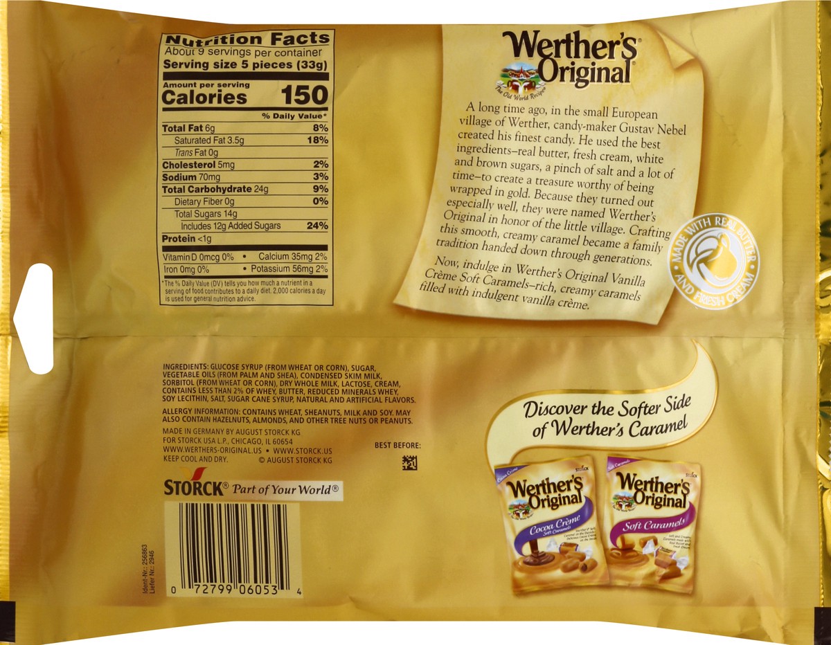 slide 7 of 11, Werther's Original Share Size Vanilla Creme Soft Caramels 10.8 oz, 10.8 oz