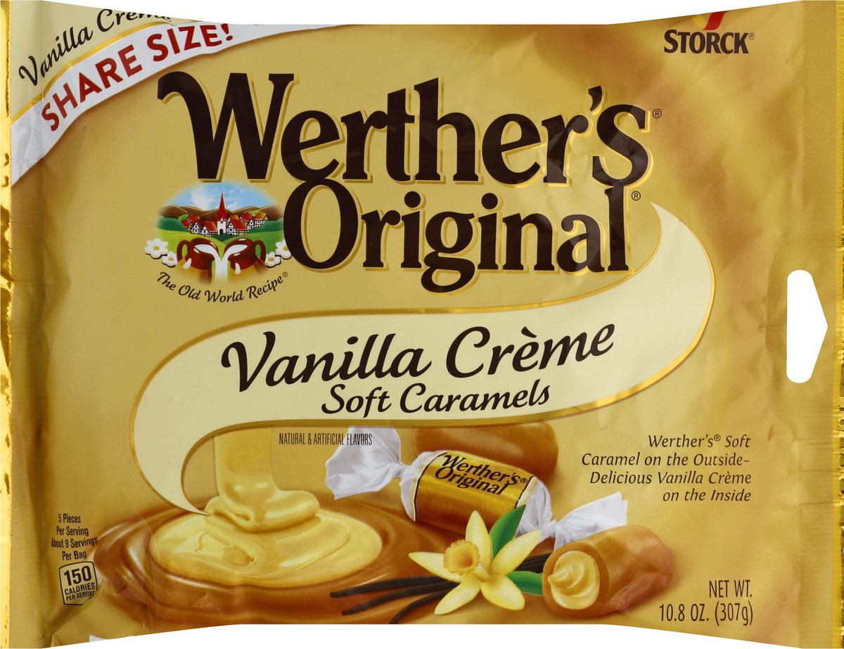 slide 8 of 11, Werther's Original Share Size Vanilla Creme Soft Caramels 10.8 oz, 10.8 oz