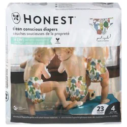 Honest Busy Babe Cactus Cuties Diapers 4 (22-37 lbs) 23 ea