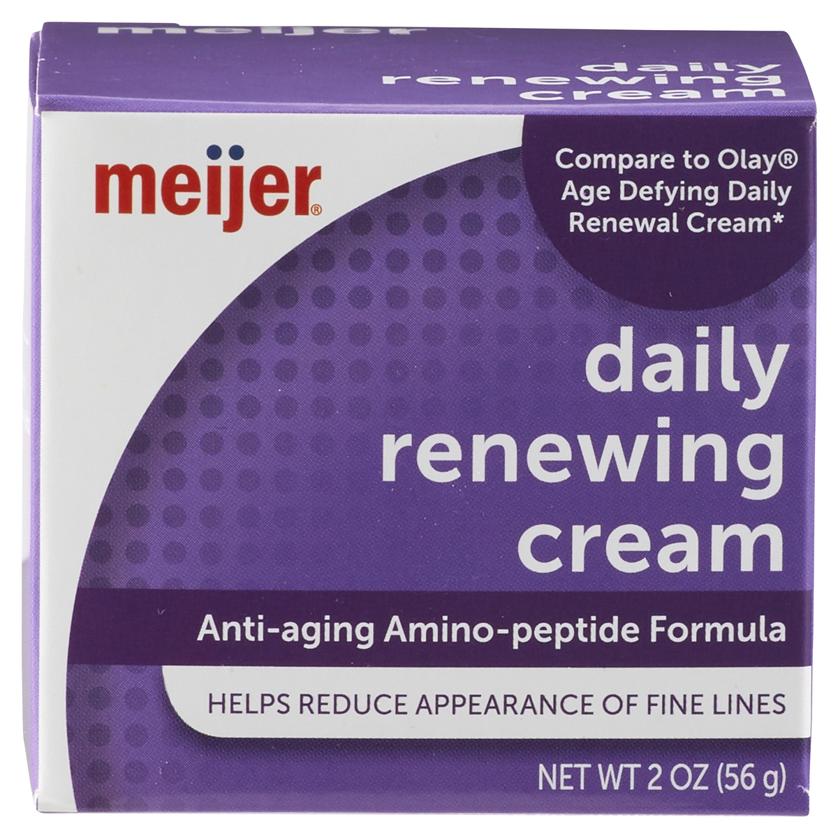 slide 1 of 1, Meijer Daily Renewing Cream, 2 oz