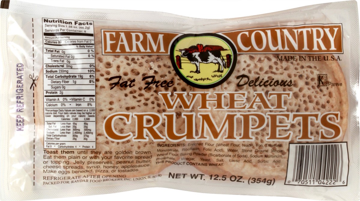 slide 7 of 8, Farm Country Crumpets 12.5 oz, 12.5 oz