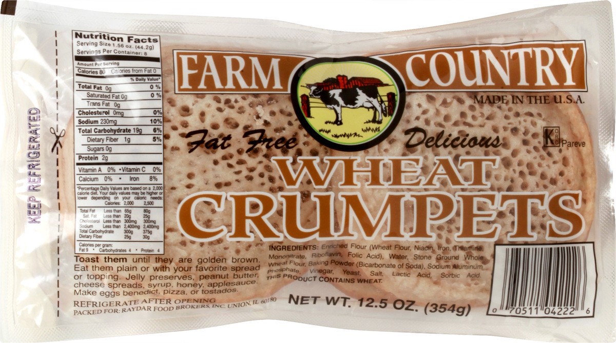 slide 1 of 8, Farm Country Crumpets 12.5 oz, 12.5 oz