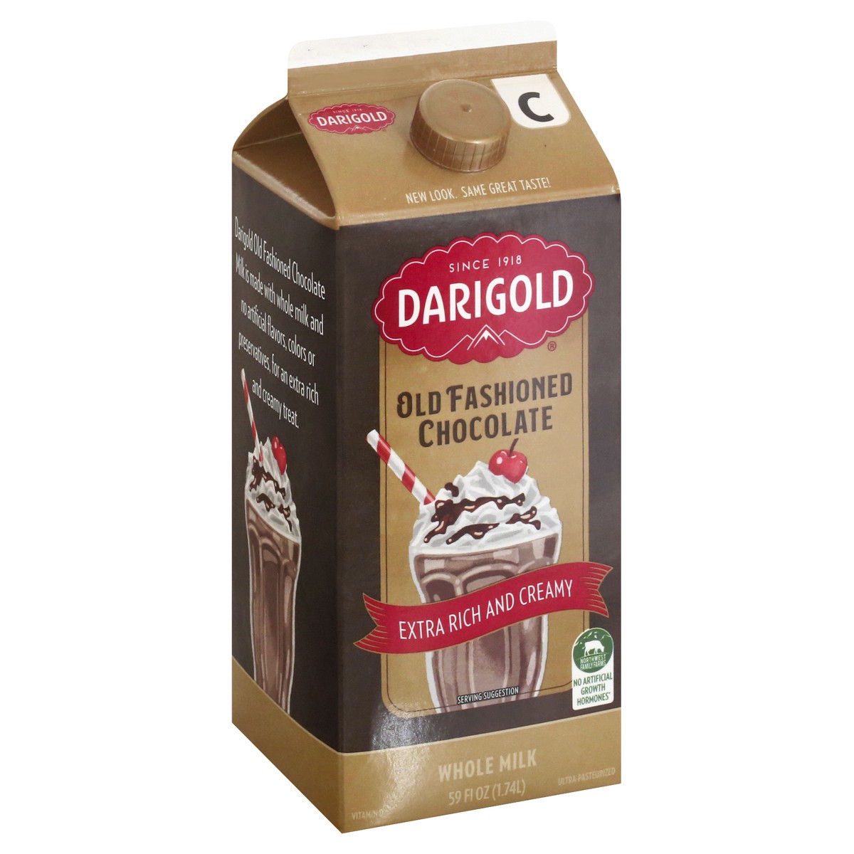 slide 3 of 13, Darigold Old Fashioned Chocolate Whole Milk 59 oz, 59 oz