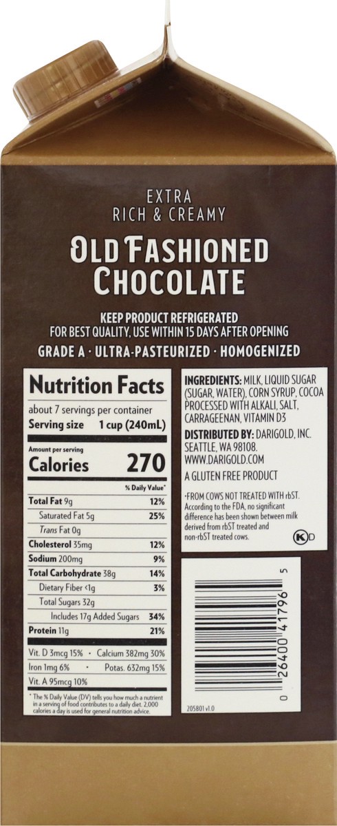 slide 13 of 13, Darigold Old Fashioned Chocolate Whole Milk 59 oz, 59 oz