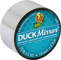 slide 1 of 1, Duck Mirror Crafting Tape - Silver, 0.75 in x 5 yd