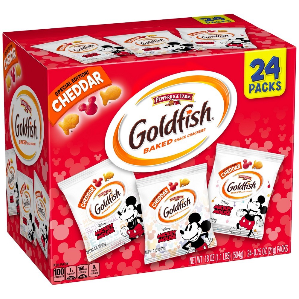 slide 2 of 6, Goldfish Mickey Multipack, 24 ct