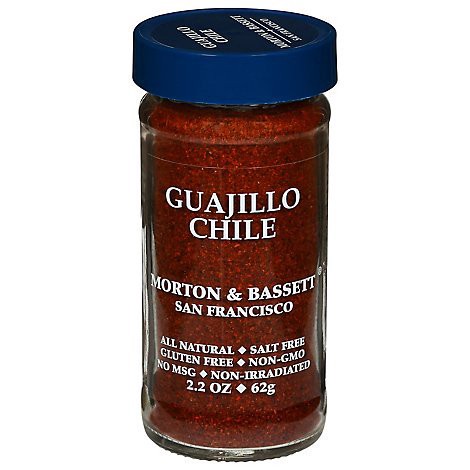 slide 1 of 1, Mort Bass Guajillo Chile, 2.2 oz
