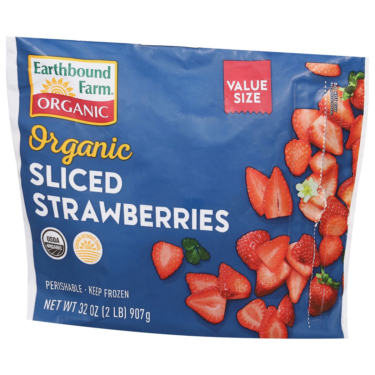 slide 7 of 12, Earthbound Farm Sliced Strawberries, 