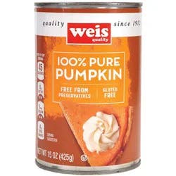 Weis Quality 100% Pure Pumpkin