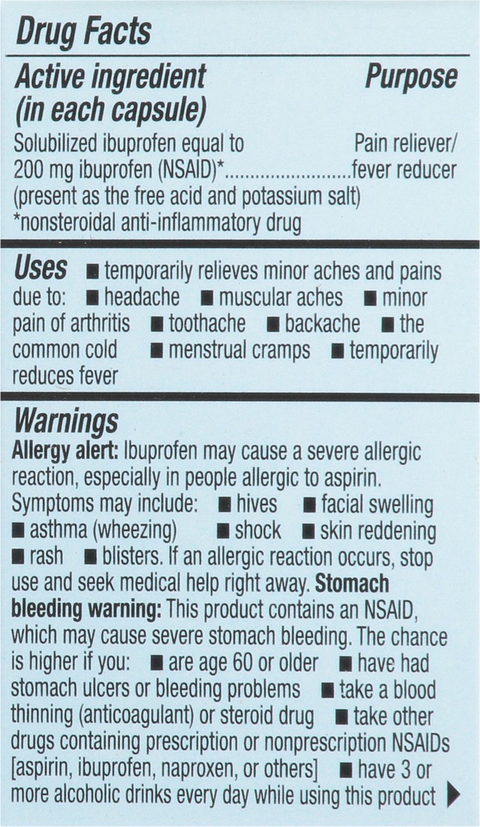 slide 9 of 9, TopCare Health Minis 200 mg Ibuprofen 20 Softgels, 20 ct