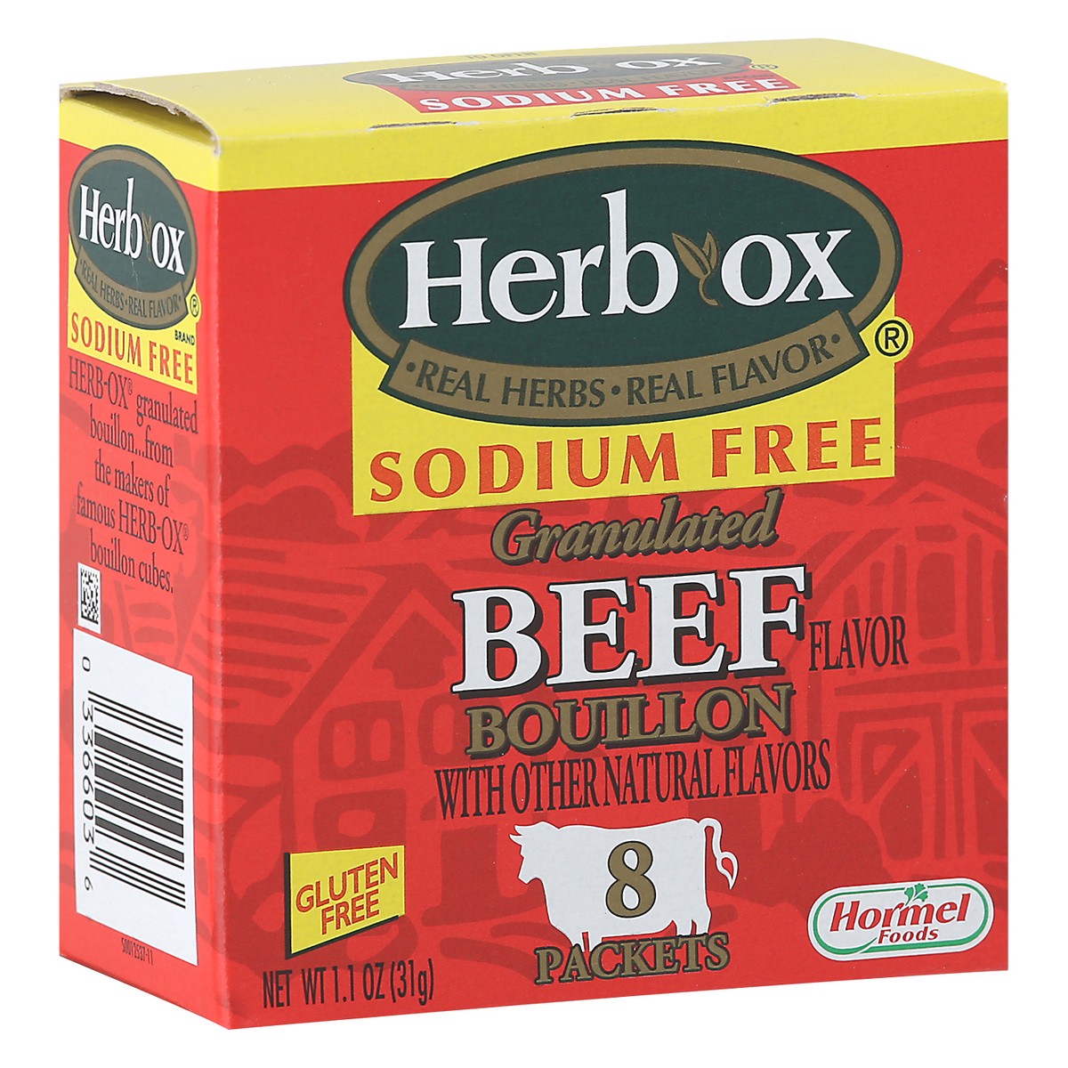 slide 2 of 9, Herb-Ox Sodium Free Beef Flavor Granulated Bouillon 8 ea Box, 8 ct