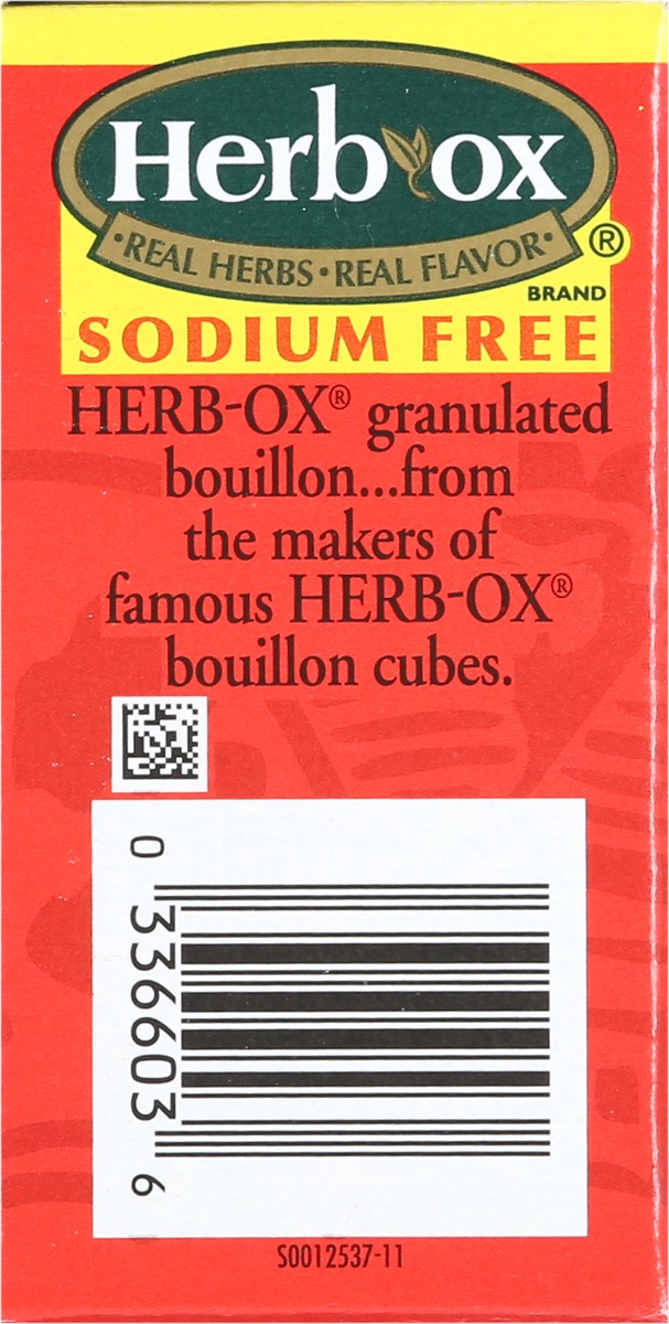 slide 7 of 9, Herb-Ox Sodium Free Beef Flavor Granulated Bouillon 8 ea Box, 8 ct